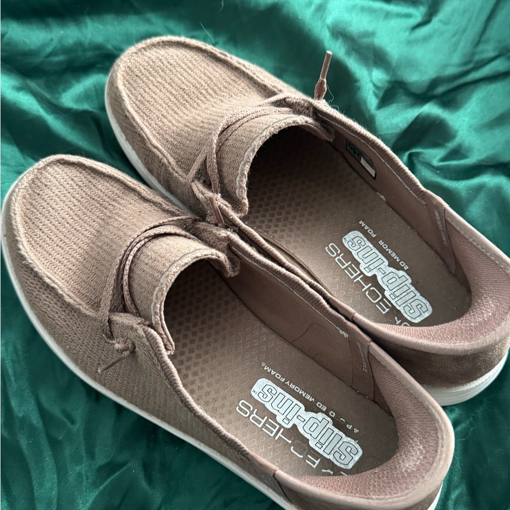 Skechers Women's Tan Slip-On Loafers